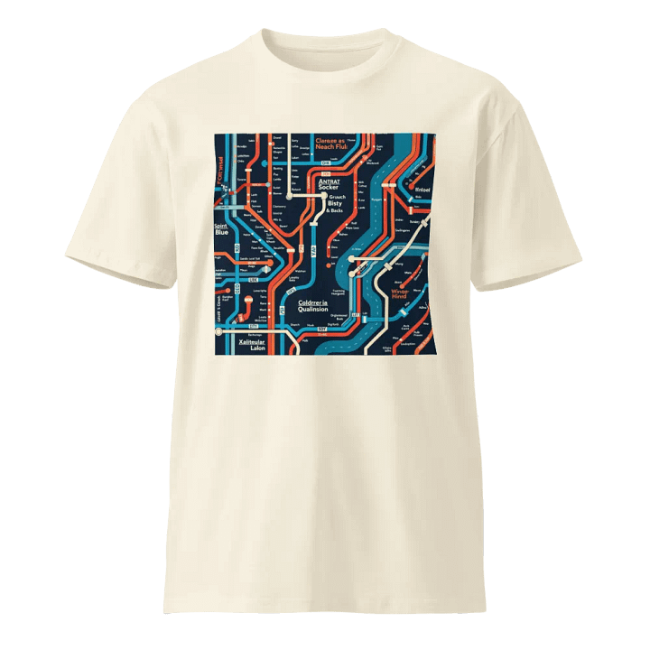 Urban Transit Map Unisex T-Shirt product image (1)