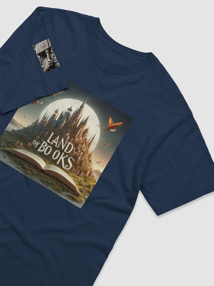 Land of books T-shirt fantasy product image (3)