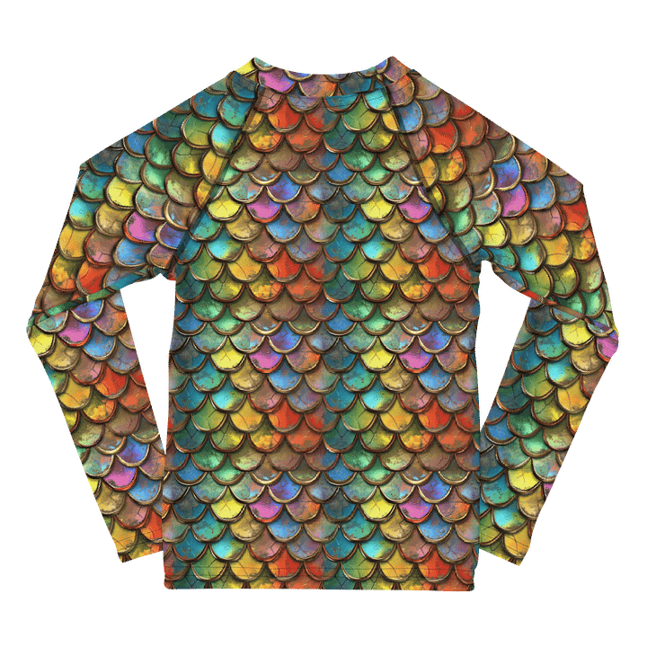 Wild Dragon Scale Kids Rash Guard #2 product image (2)