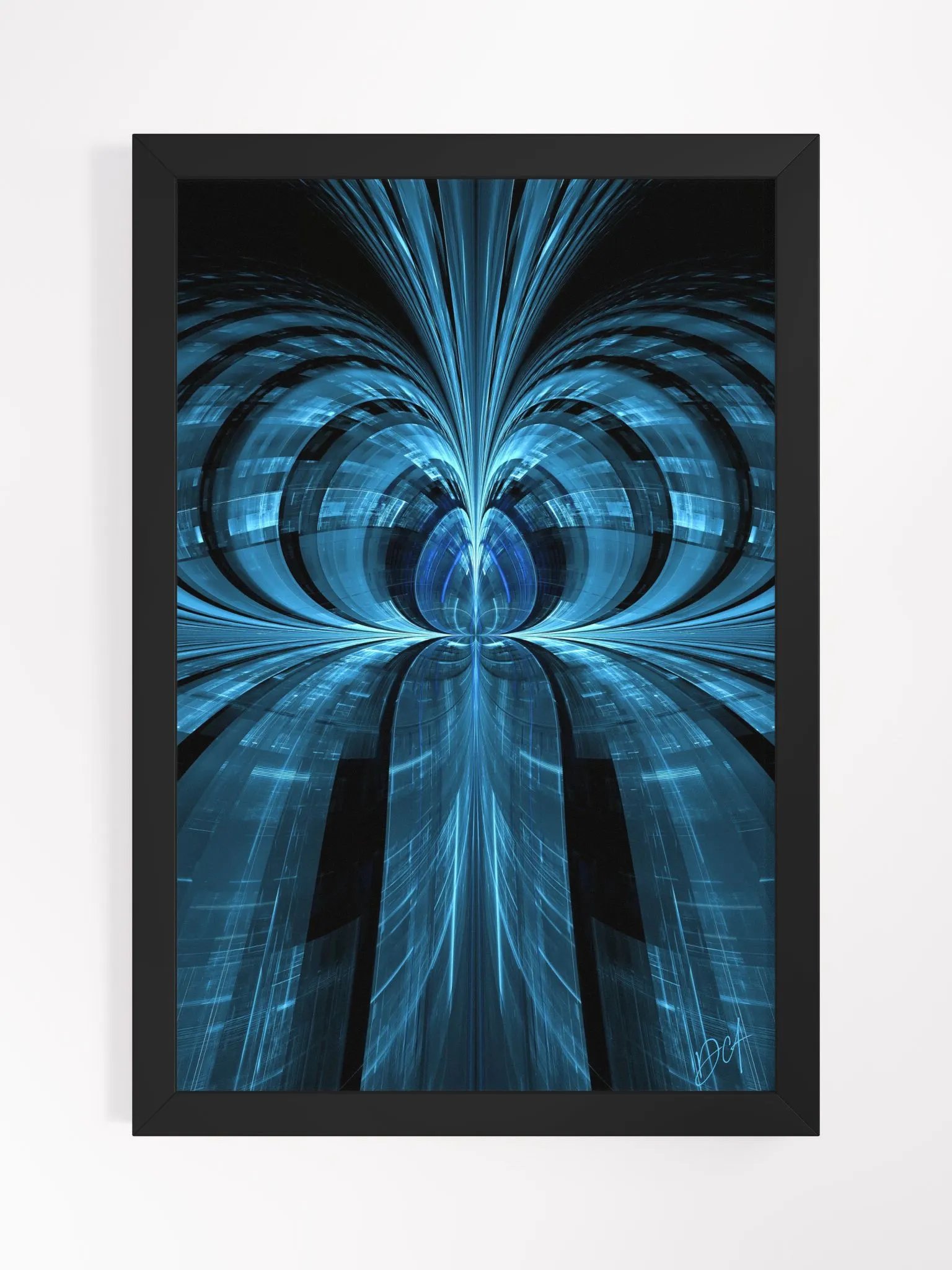 Watery Echoes - Framed Matte Poster product image (1)