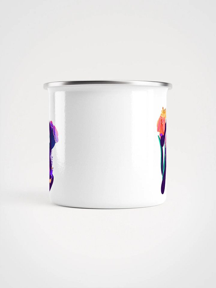 Symmetrical Floral Bliss Enamel Mug product image (2)