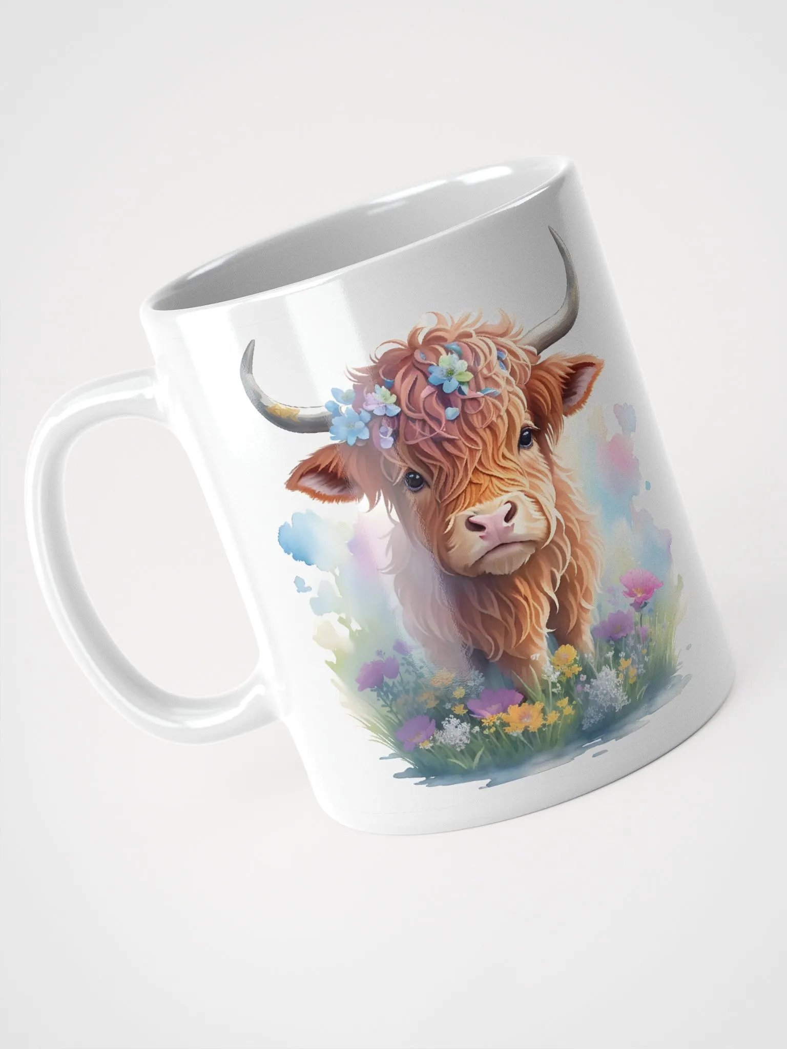 Whimsical Highland Cow Mug product image (5)