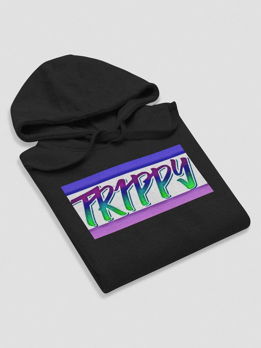 Trippy Queen Hoodie (Front and Back) with White Sleeve Detail product image (6)