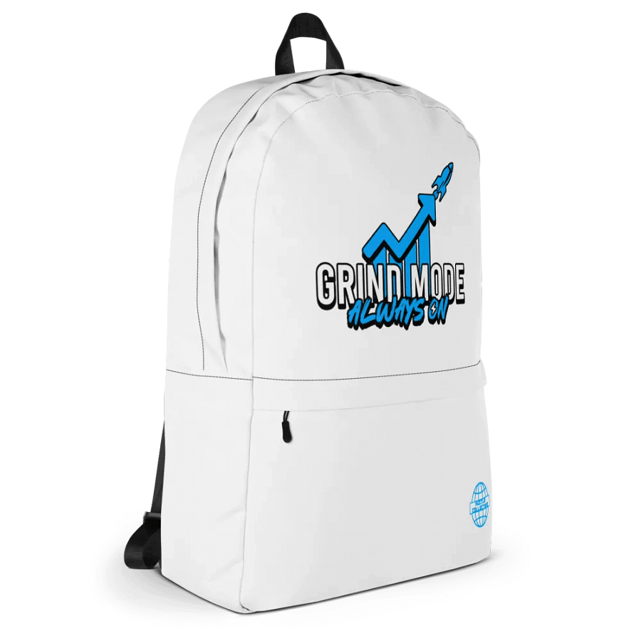Grind Mode Always On Backpack (White) product image (5)