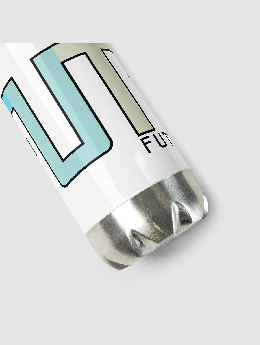 Blue FUTR Logo Stainless Steel Water Bottle product image (6)