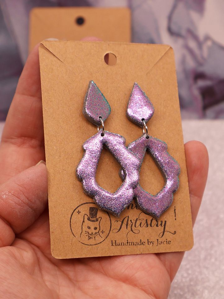 Glitter Window Earrings product image (2)