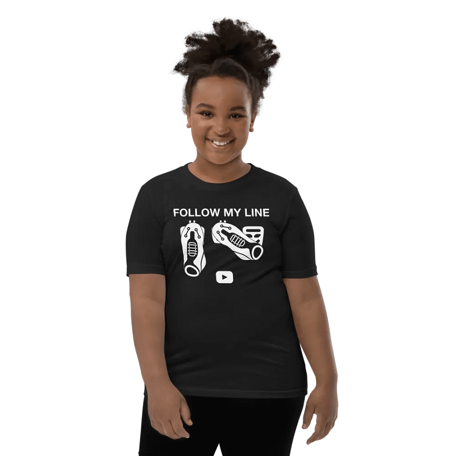Follow My Line Youth Logo T-Shirt product image (14)