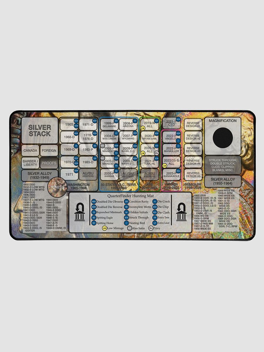 QuarterFinder Hunting Mat / 31.5” / TonerHead Theme product image (1)