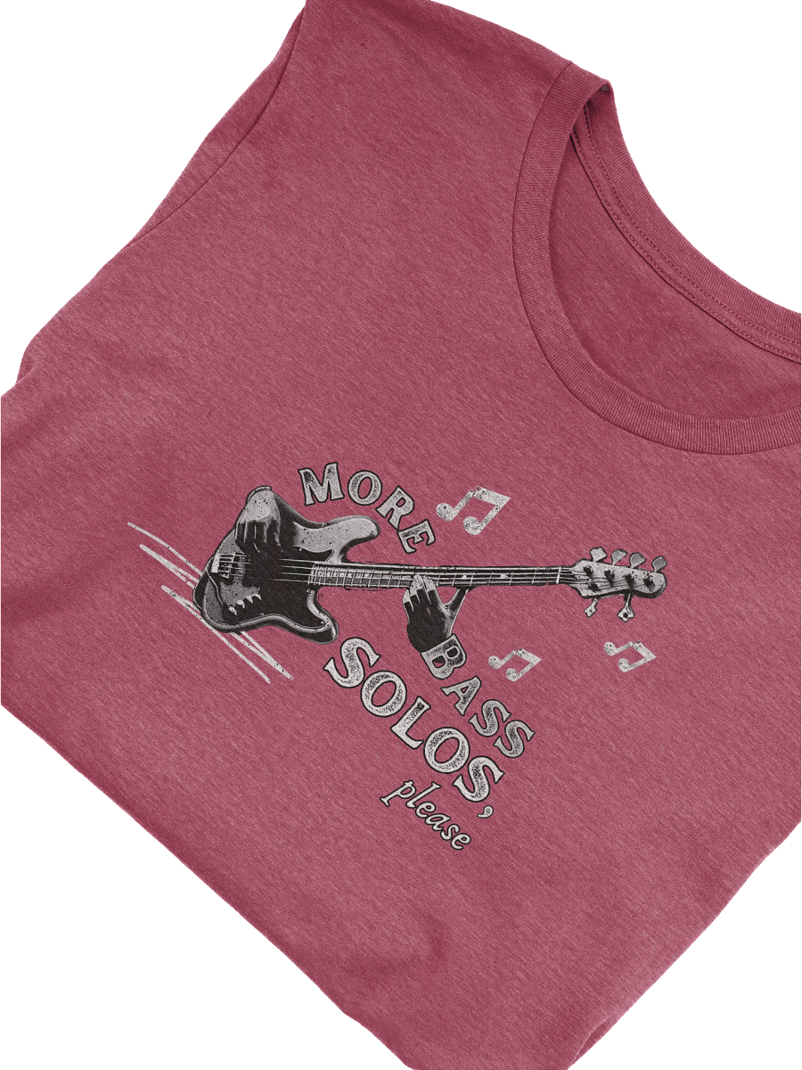"More Bass Solos" Shirt product image (4)