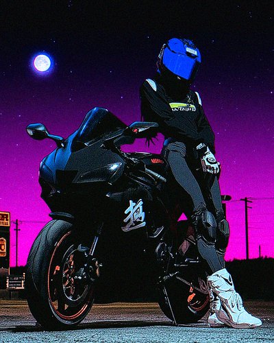𝗣𝗶𝘁 𝗦𝘁𝗼𝗽: 𝗖𝗵𝗮𝗽𝘁𝗲𝗿 𝟱
.
.
.
.
#animeart #retroanime #90sanimeaesthetic #80sanime #motorbikes #90sanime