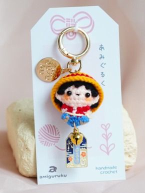 Straw Hat Pirate Boy - Keychain product image (1)