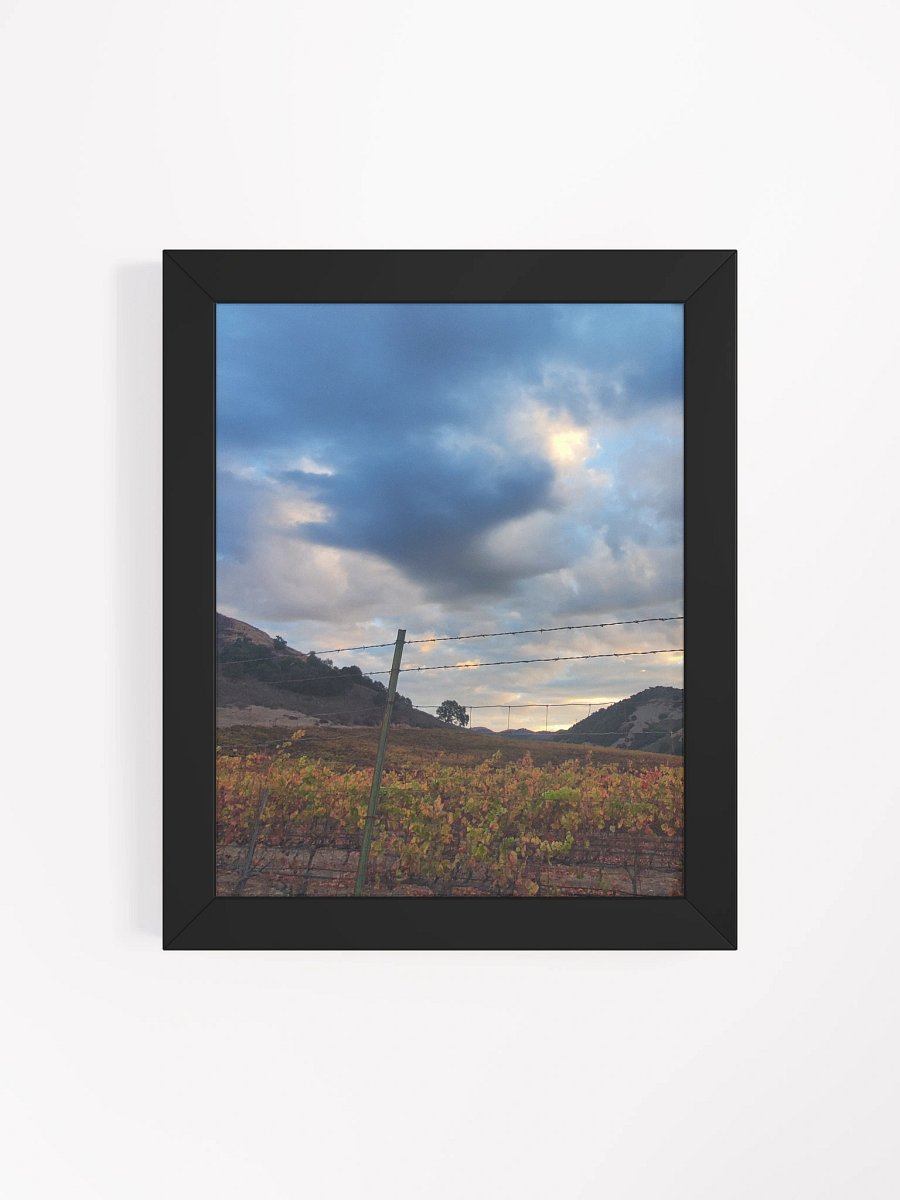 Autumn Vineyard Serenity Framed Poster product image (7)