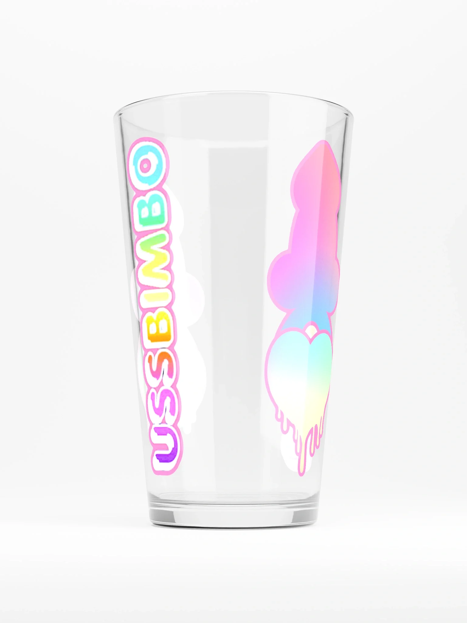 USS BIMBO Rocket of Love Pint Glass product image (1)