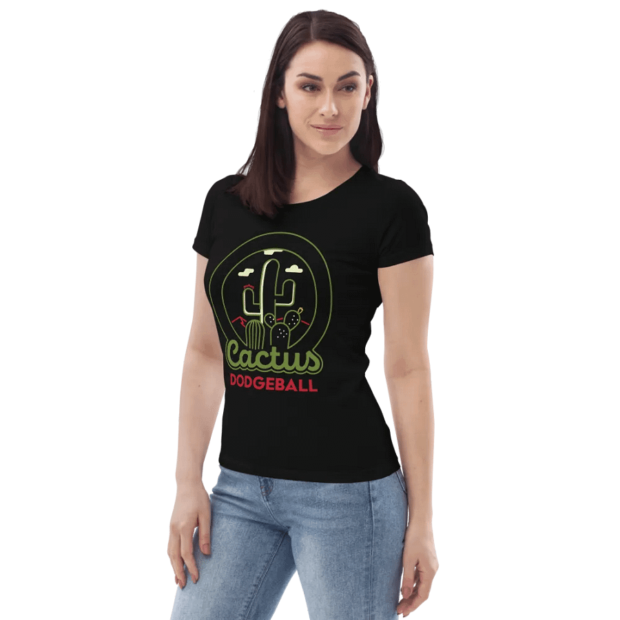 Cactus Dodgeball Women's Fitted Tee product image (7)
