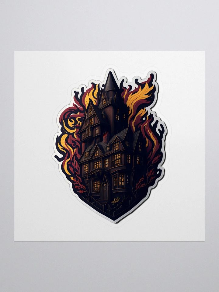 Ethereal Red Castle Sticker product image (4)