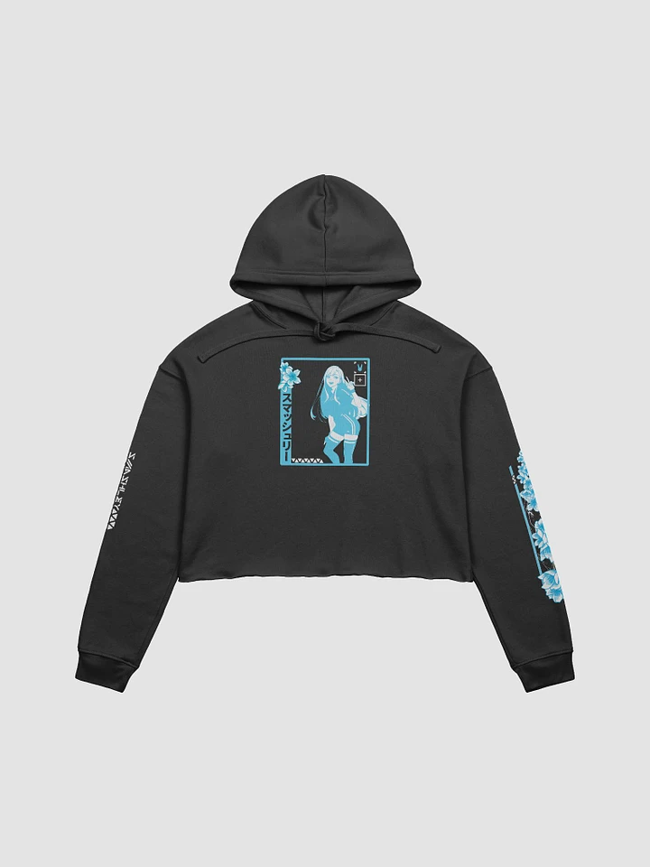 SmashTech - Blue Blossom Cropped Hoodie product image (1)