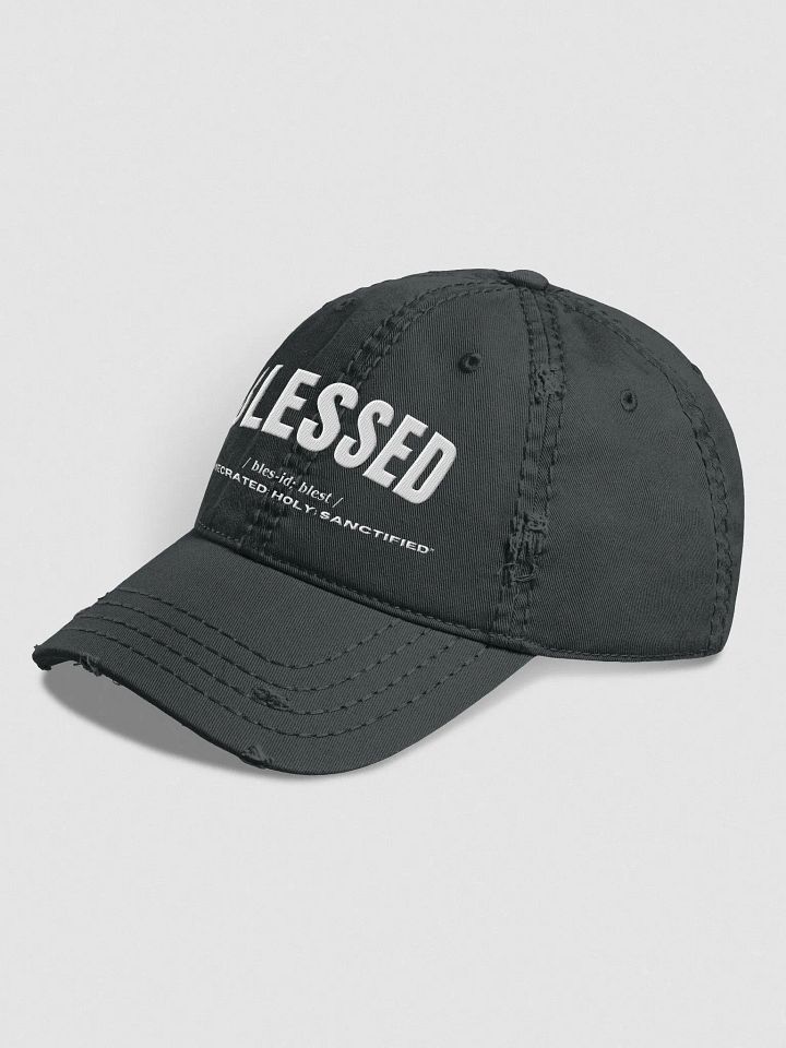 "BLESSED" Distressed Dad Hat product image (2)