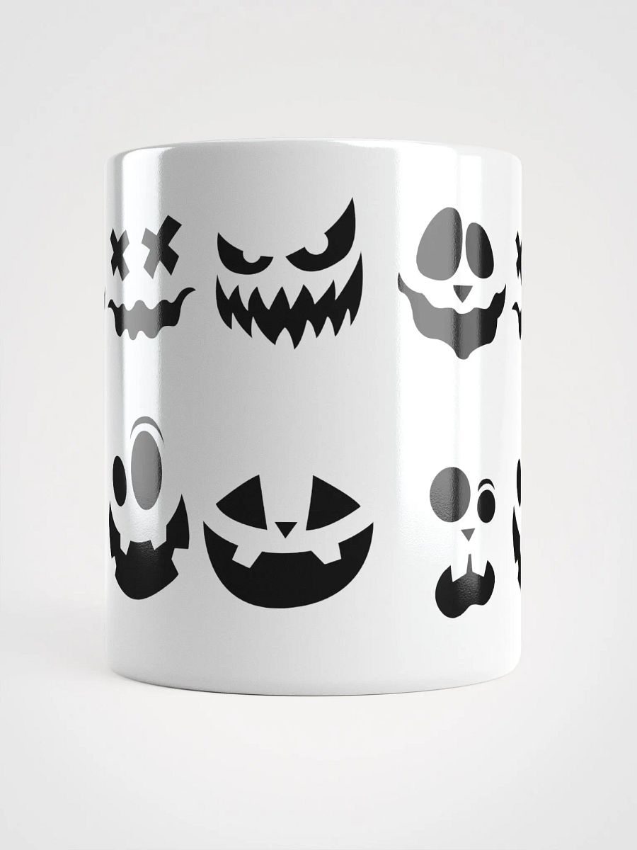 Scary Faces White Glossy Mug product image (14)