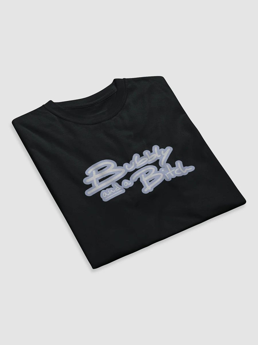 Bubbly and a B*tch (lined design, #BDCAEF) unisex eco tee product image (7)