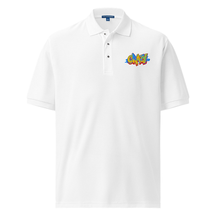 CRAZY Graffiti Style Polo Shirt product image (1)