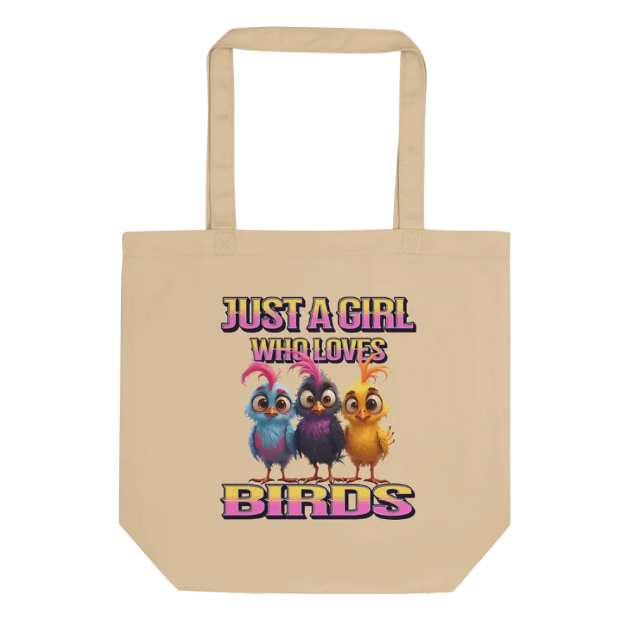 Just A Girl Who Loves Birds Whimsical Eco Tote product image (1)