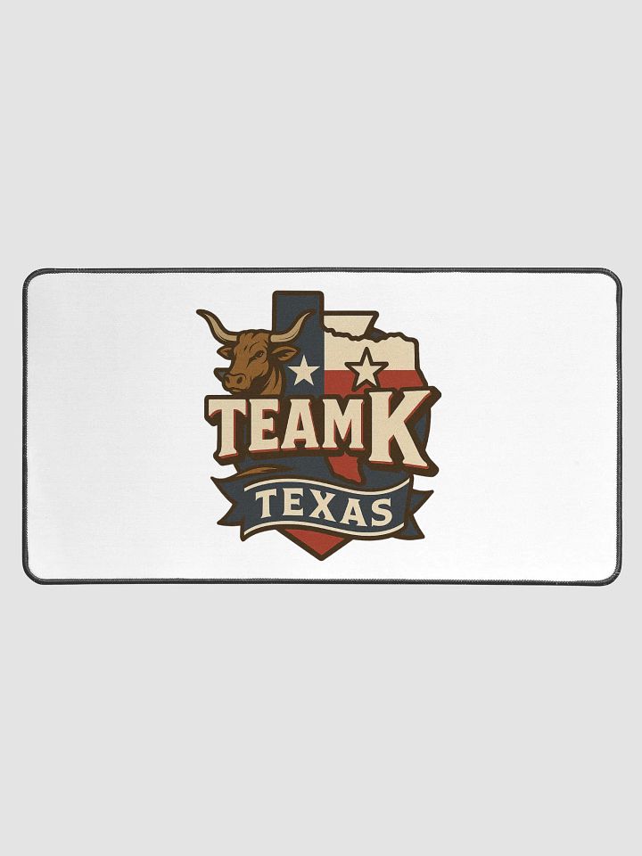 Team K Texas Desk Mat 15.5" x 31.5" product image (1)