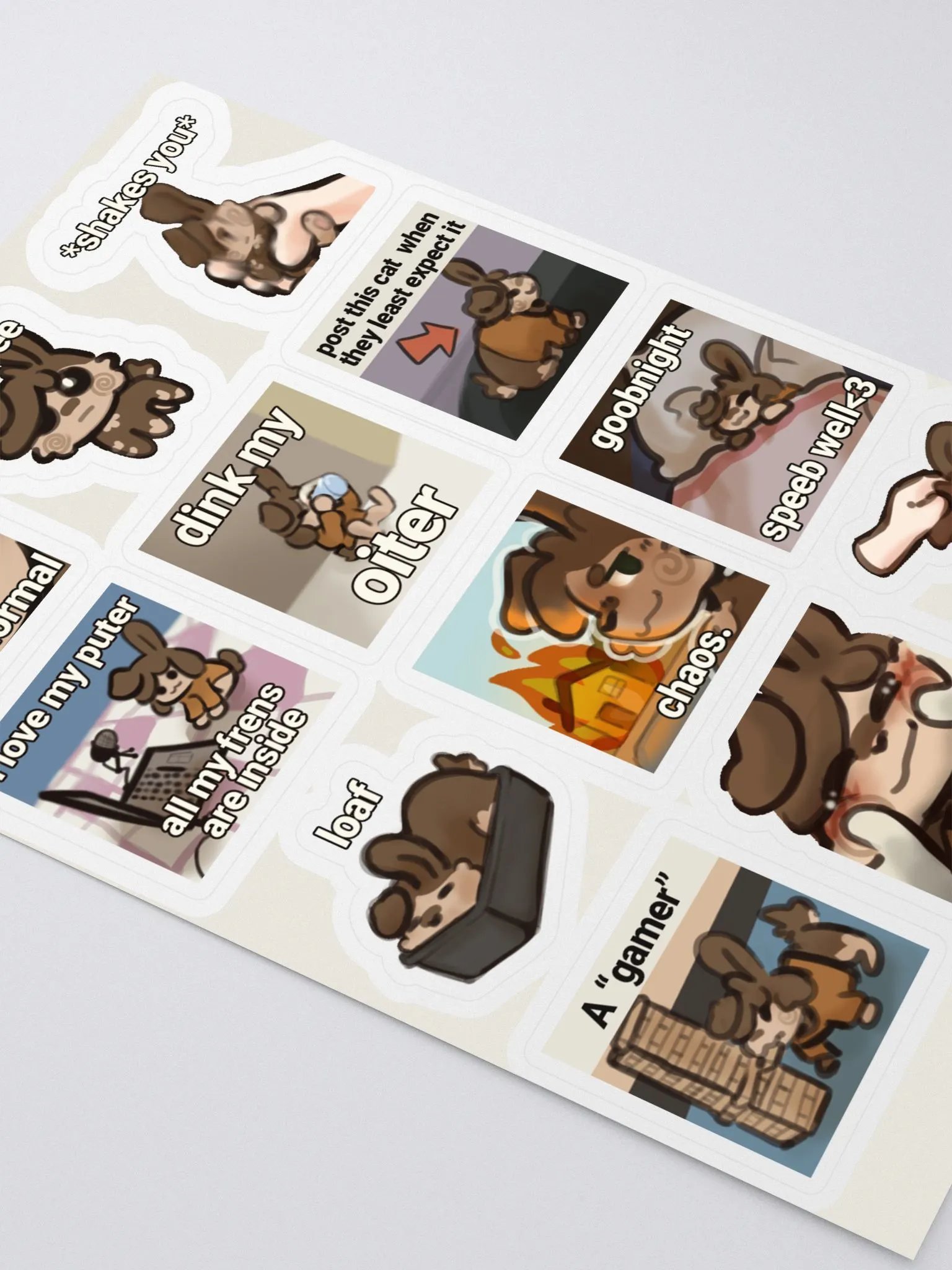 zillu sticker sheet product image (3)