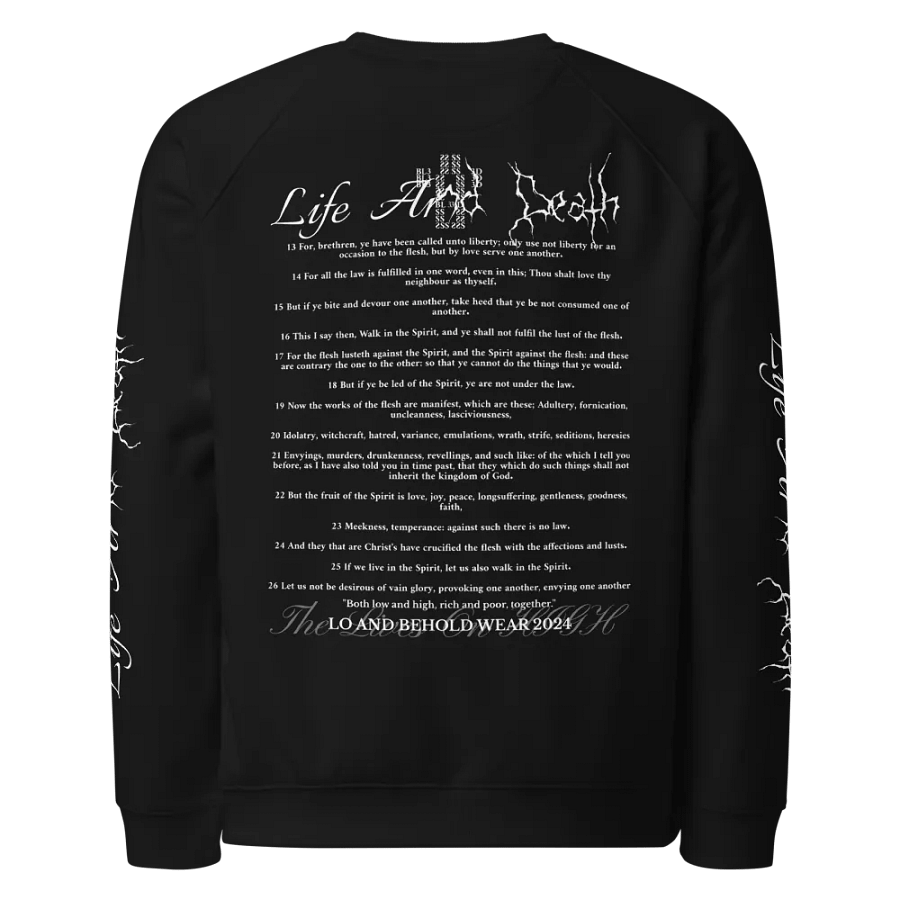 The Lives On HIGH | Life & Death | UNISEX Sweater product image (2)