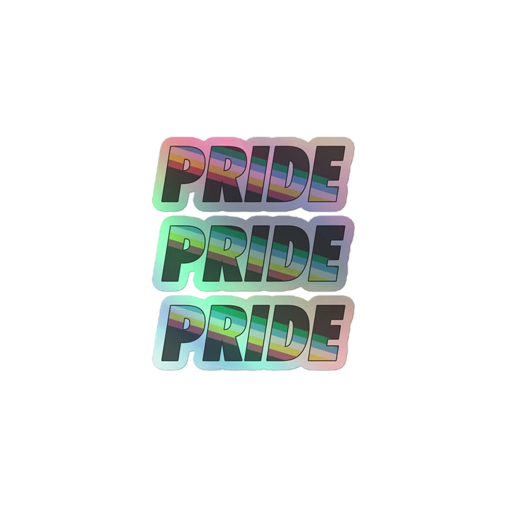 Disability Pride holographic stickers product image (1)