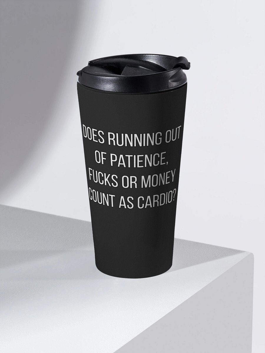 nope snark - cardio travel mug product image (2)