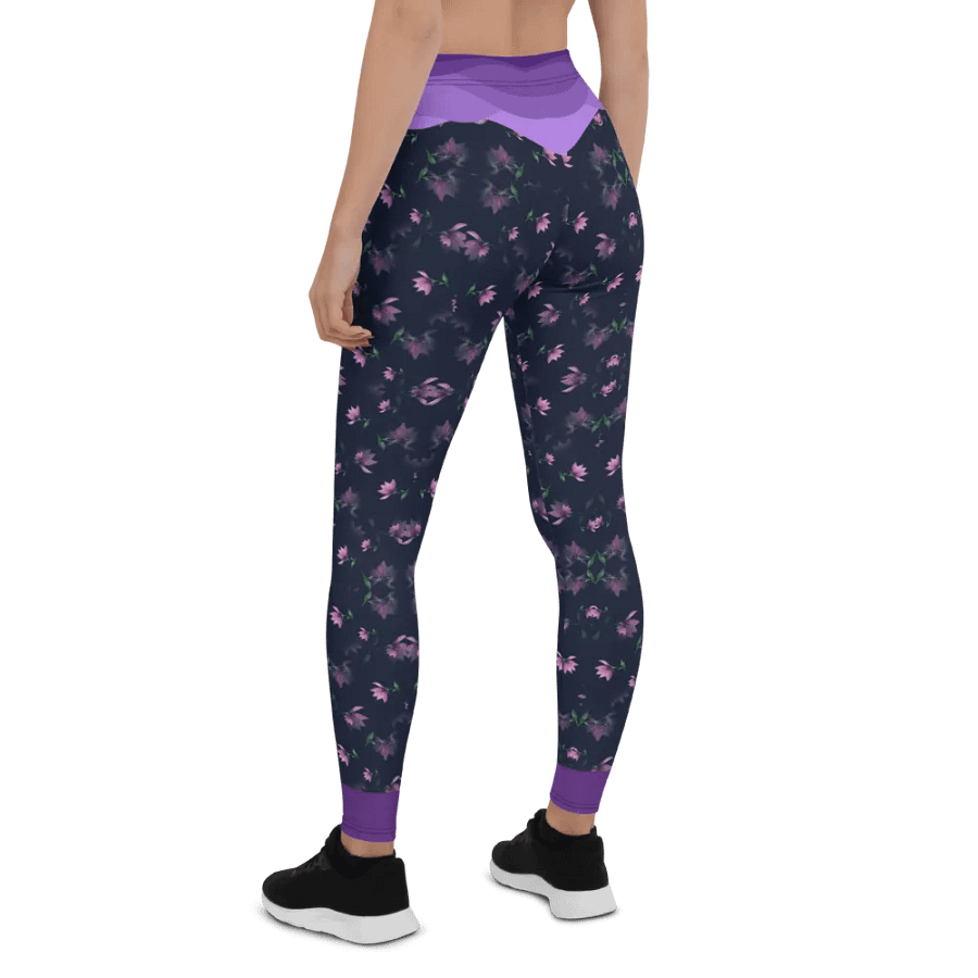 Lavender Floral Whisper Leggings product image (3)