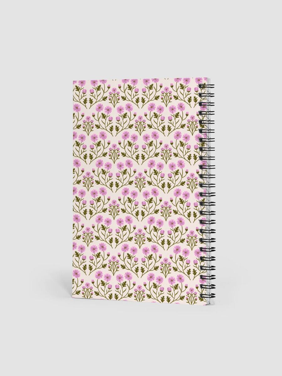Harmony of Mums - Pink and Green - Spiral Notebook product image (4)