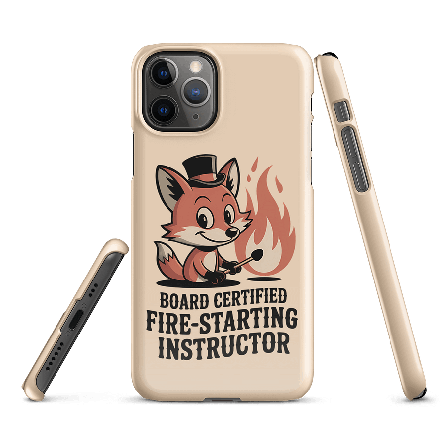 Fire Starting Instructor Human Design Manifestor iPhone case product image (2)