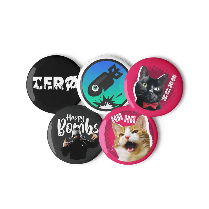 HappyBombs Pin Badges product image (2)