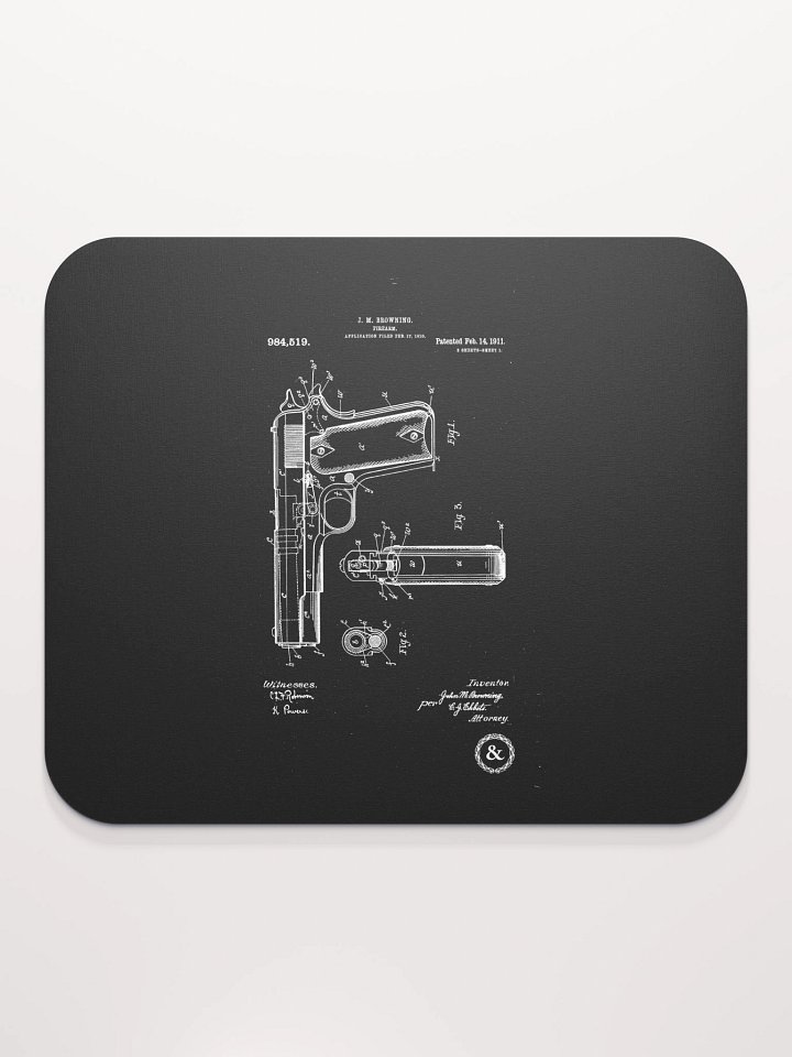 1911 Patent Mousepad product image (2)