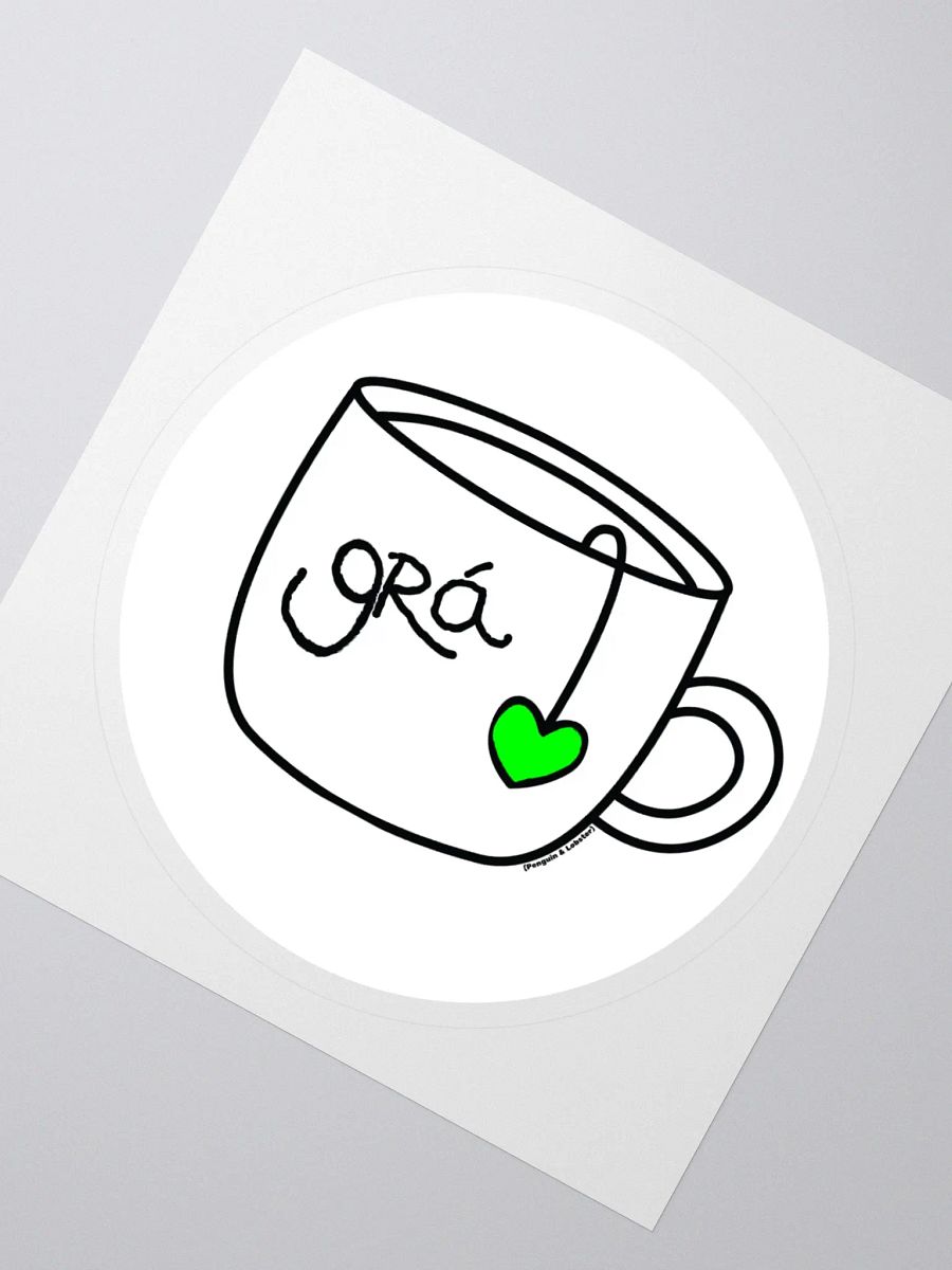 Cupán Grá (A Cup of Love) Sticker product image (2)
