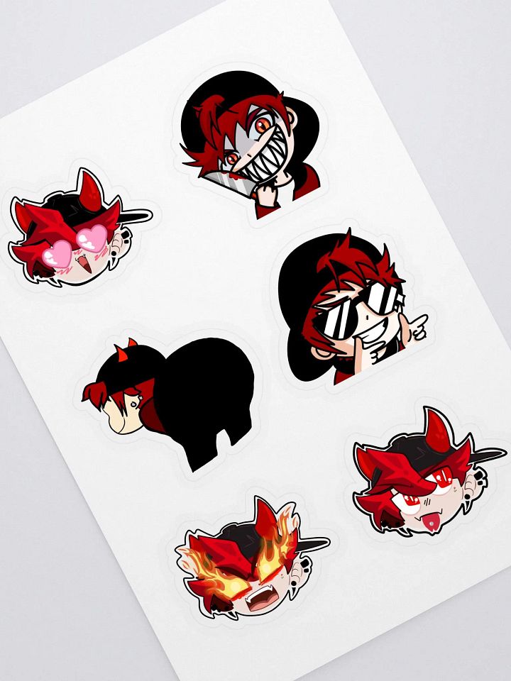 Jozzer Emotes Sticker Sheet product image (1)