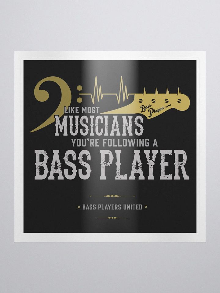 Like Most Musicians (Sticker) product image (1)