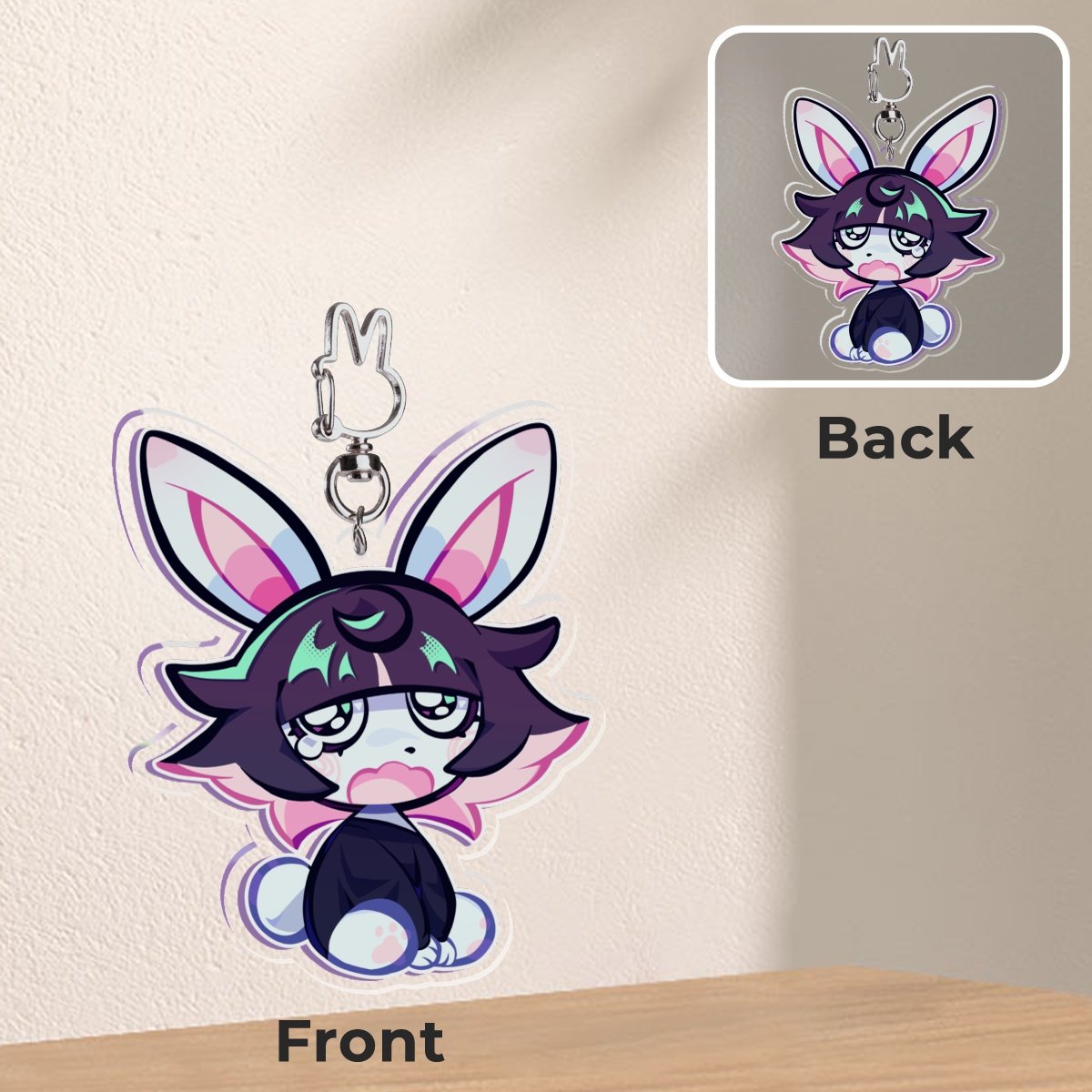Delulu Sitting Keychain product image (2)