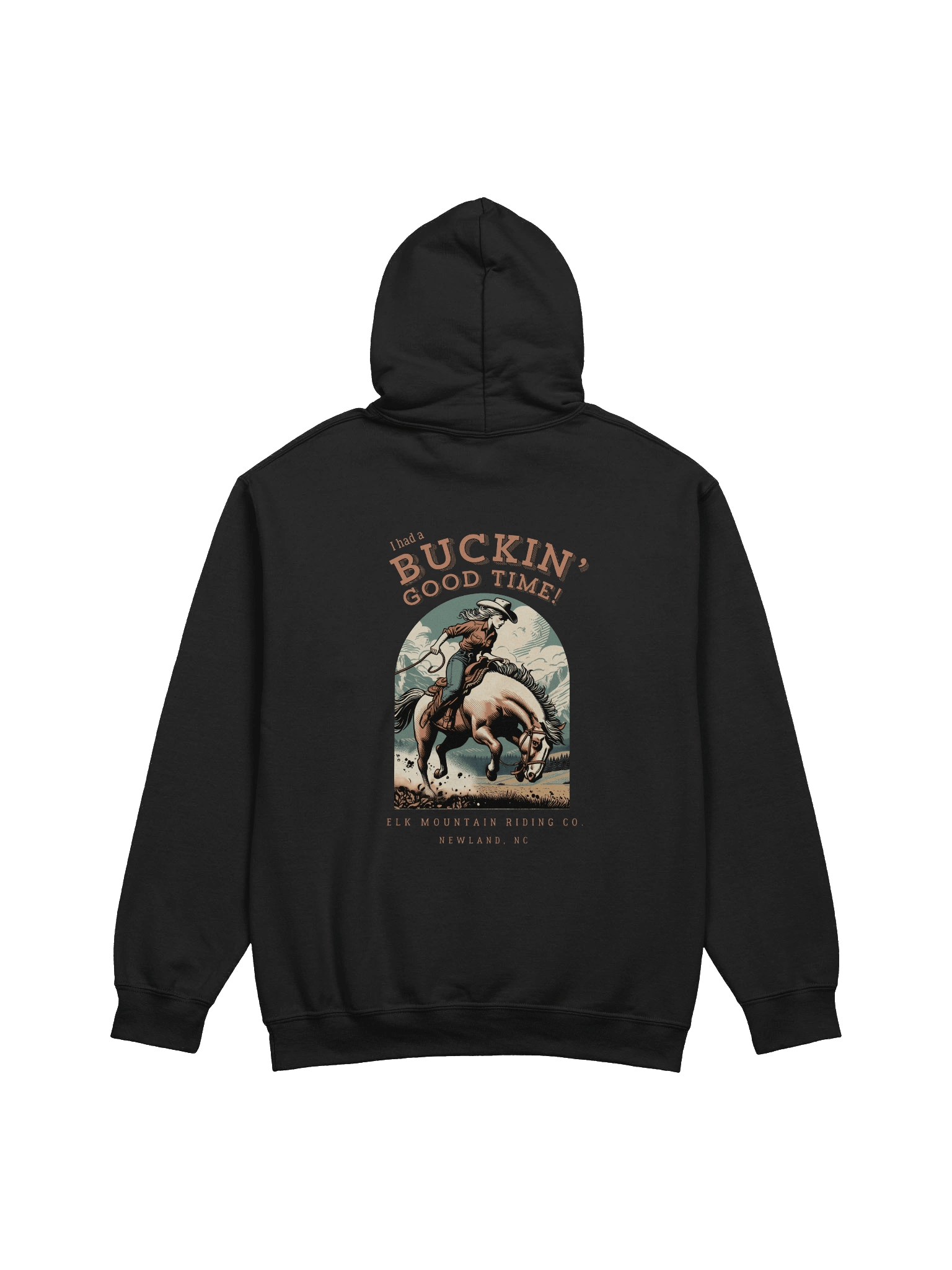 Buckin' Good Time + EMRC Logo Classic Hoodie (Dark Colors) product image (2)