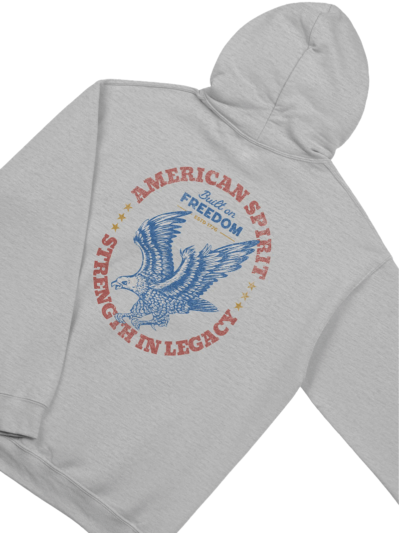 American Spirit Hoodie | Patriotic Eagle Freedom Sweatshirt