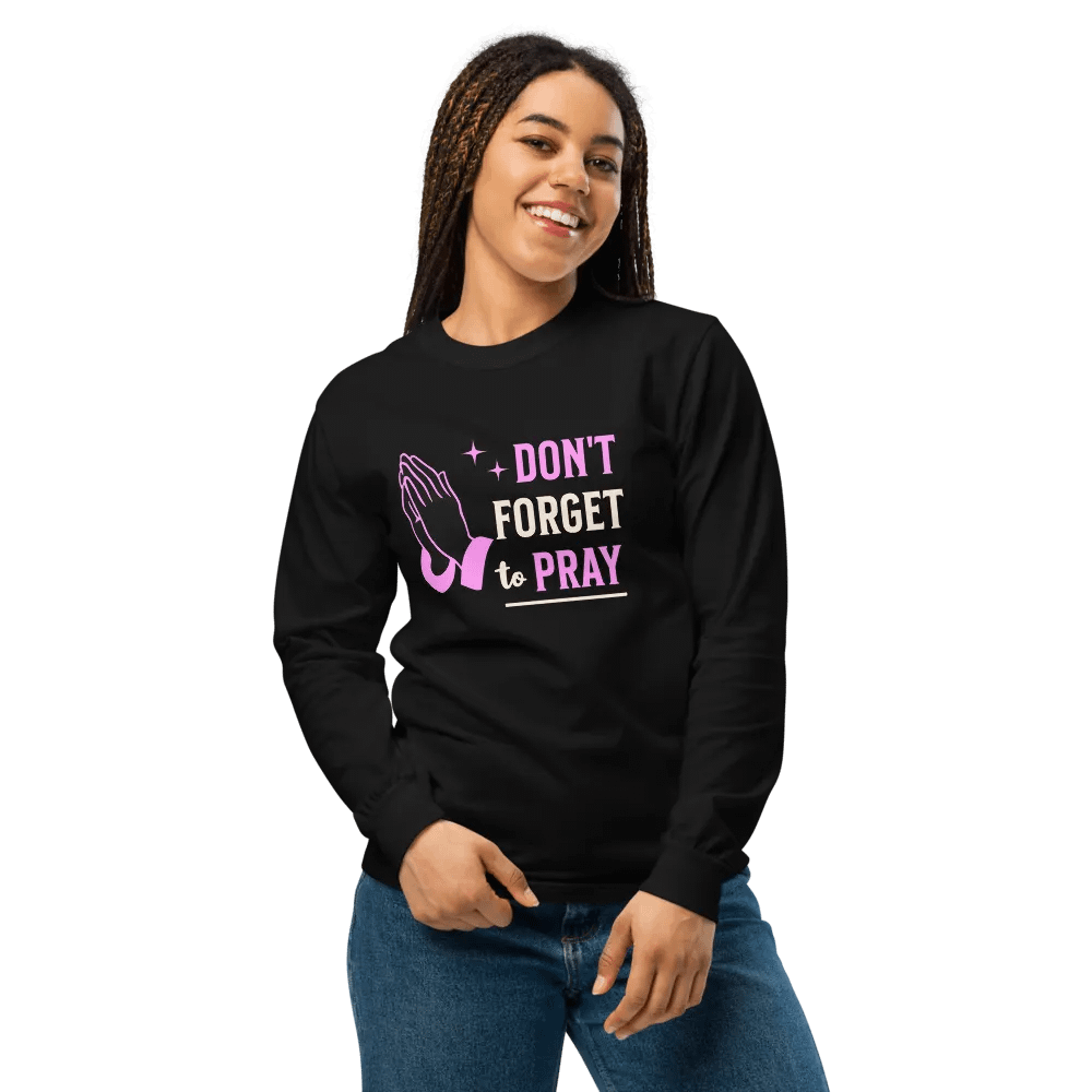 Pray Without Ceasing Long Sleeve Shirt product image (5)