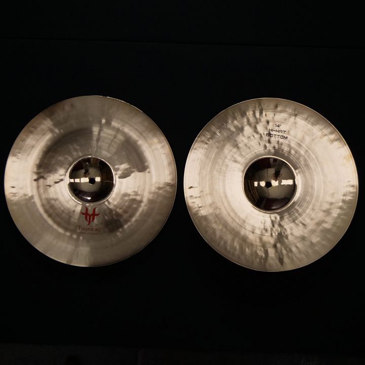T-Cymbals - Kevin Paradis Signature Line - Ashes Hi-Hat 14 product image (2)