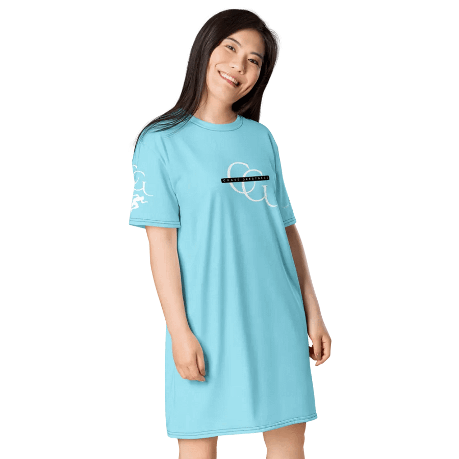 CG Light Blue T- Shirt Dress product image (4)