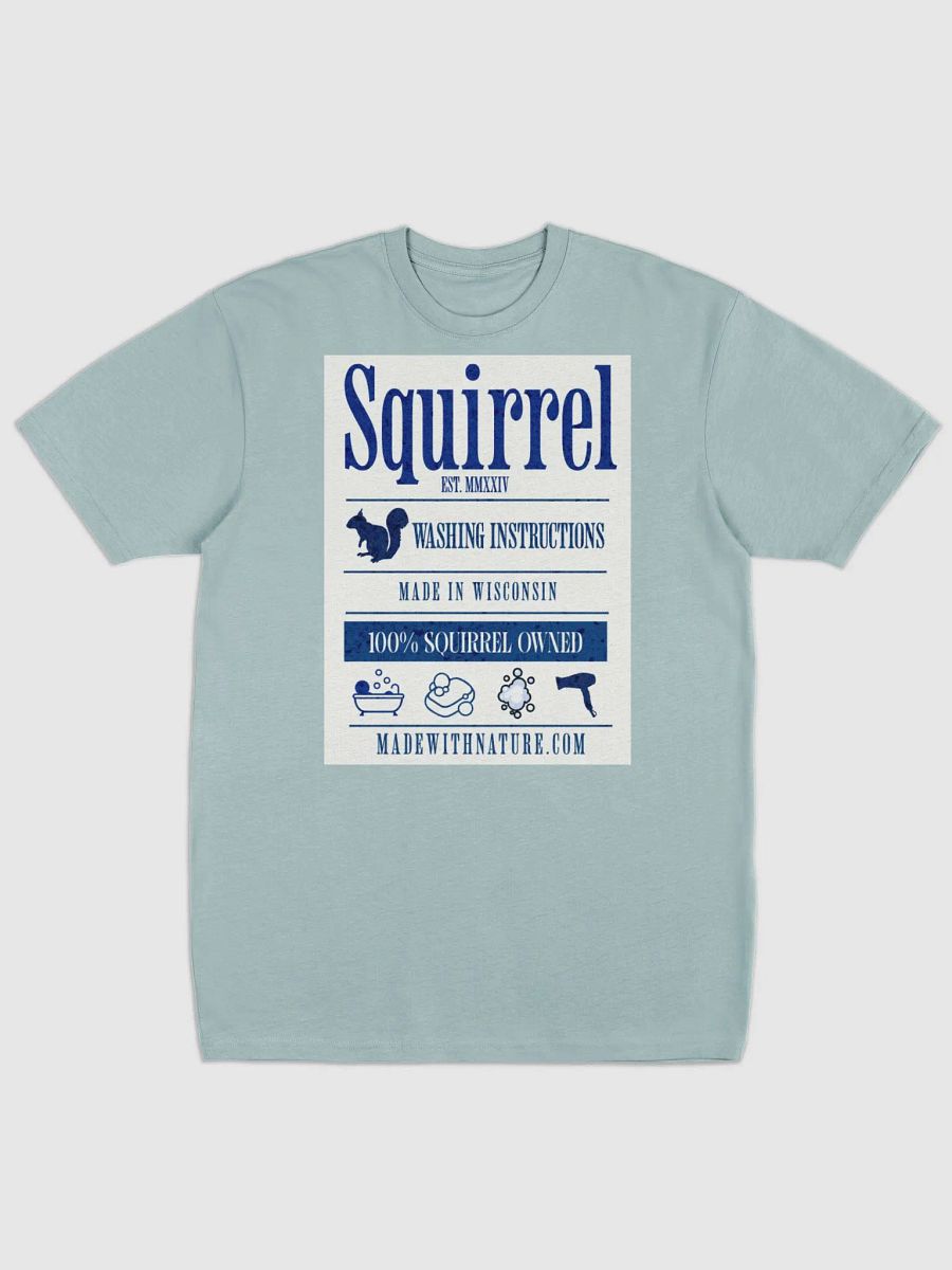 Squirrel Washing Instructions Logo Tee product image (7)