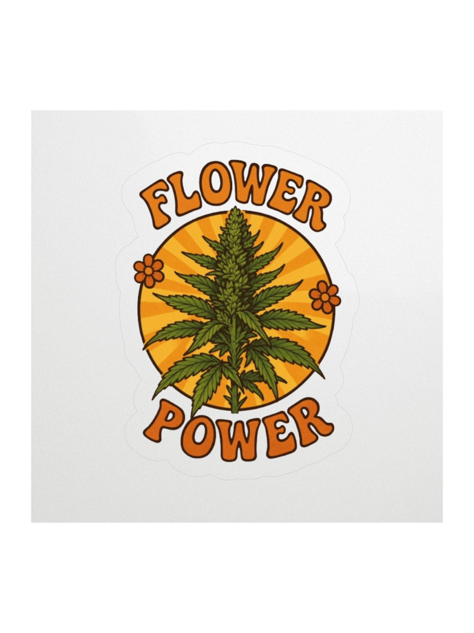 Flower Power Kiss Cut Stickers product image (2)