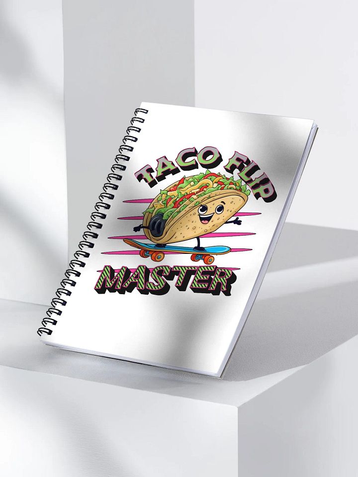 Taco Flip Master Spiral Notebook product image (2)