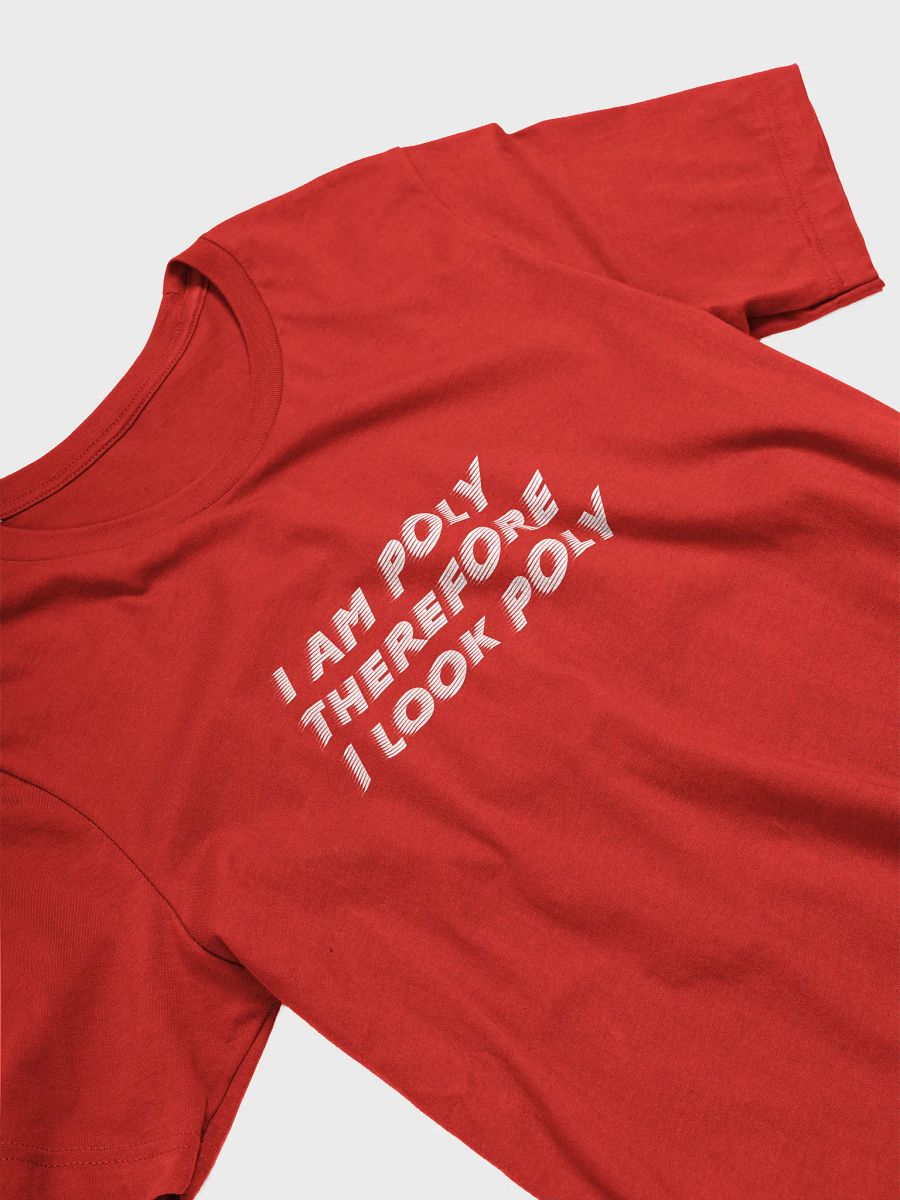 i am poly therefore i look poly t-shirt product image (3)