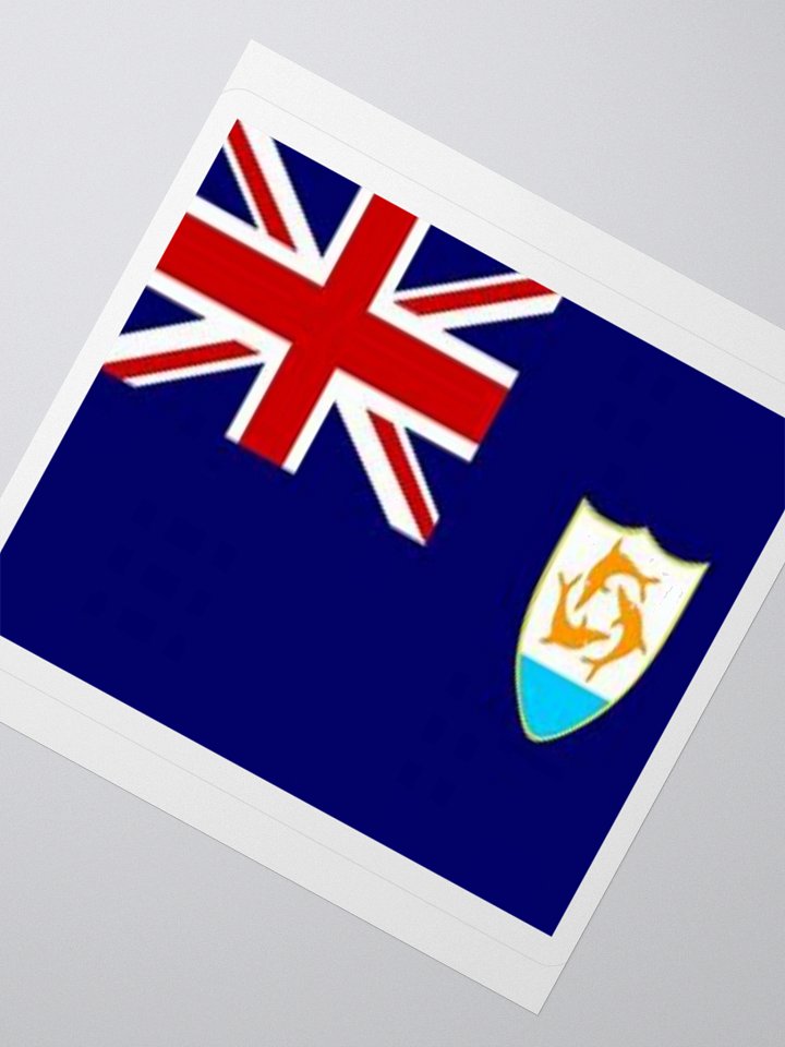 Exclusive Anguilla Flag Kiss-Cut Stickers - High-Quality Vinyl, Multiple Sizes product image (6)