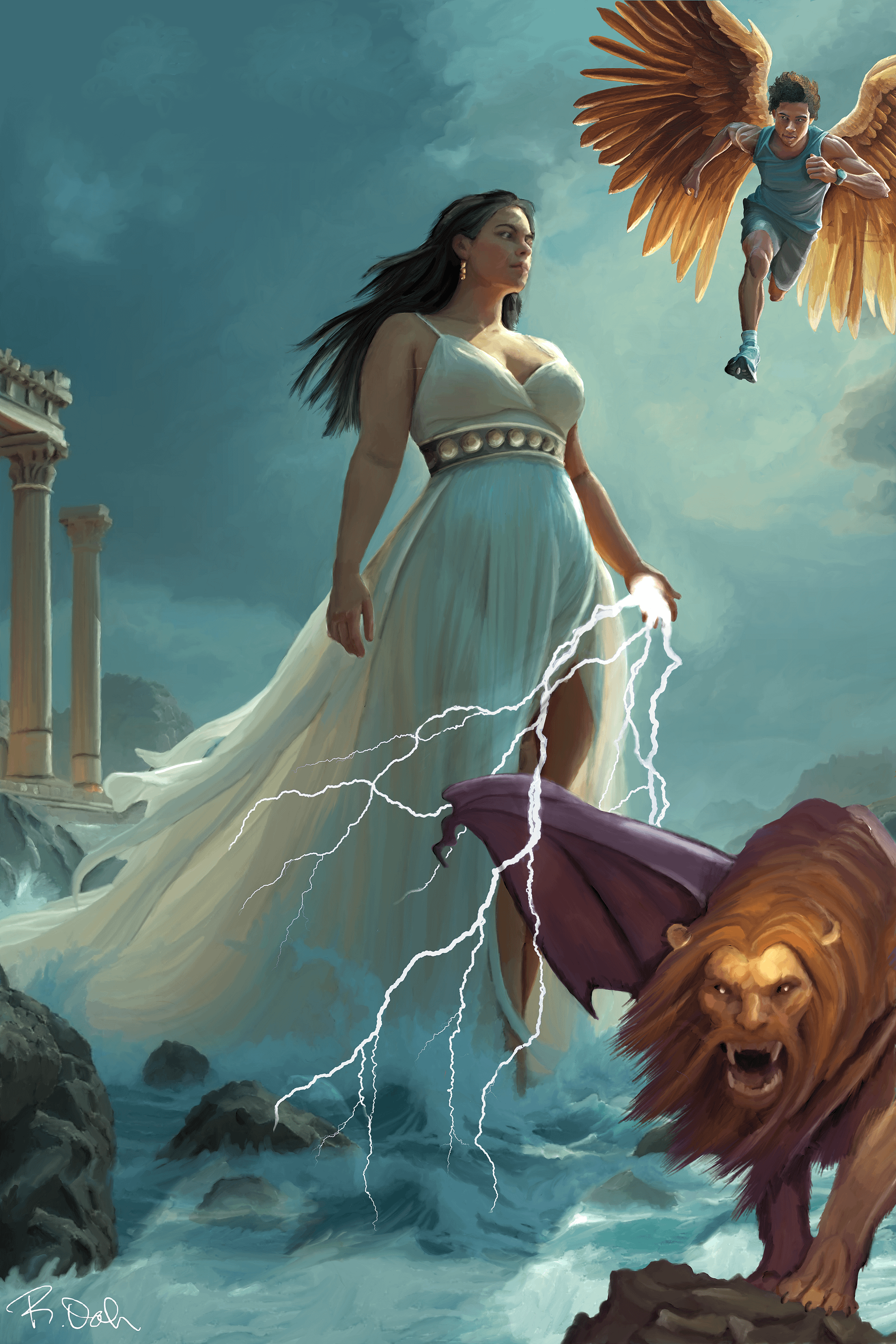 Westside Titan (Original on Canvas) product image (1)